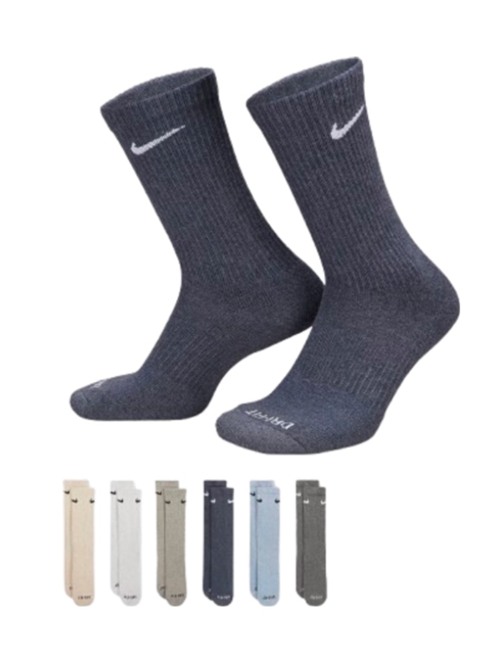 Nike Crew Socks 6-pack